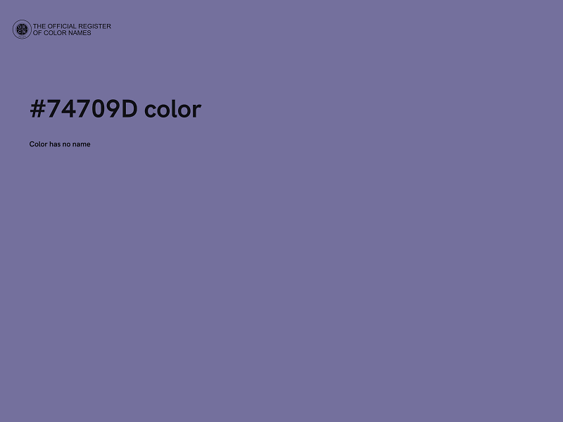 #74709D color image