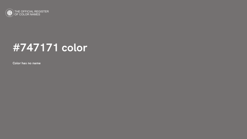 #747171 color image