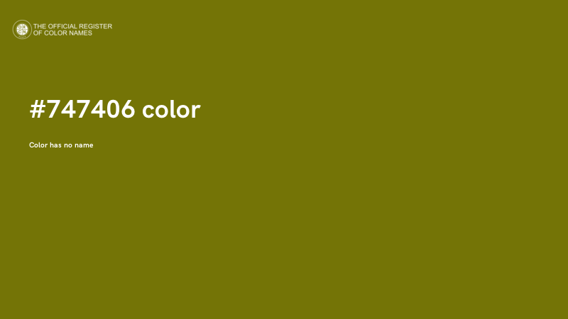 #747406 color image