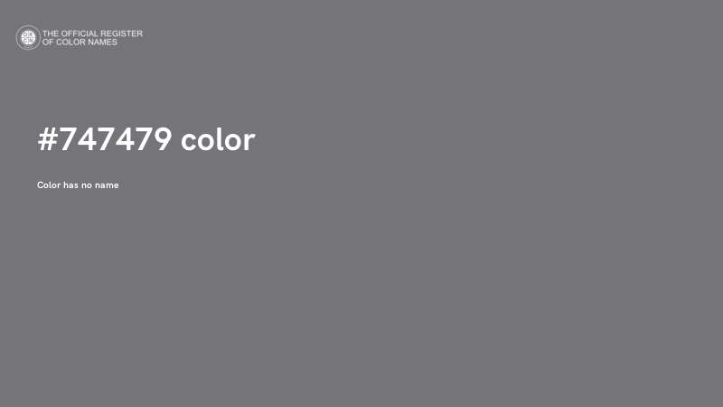 #747479 color image