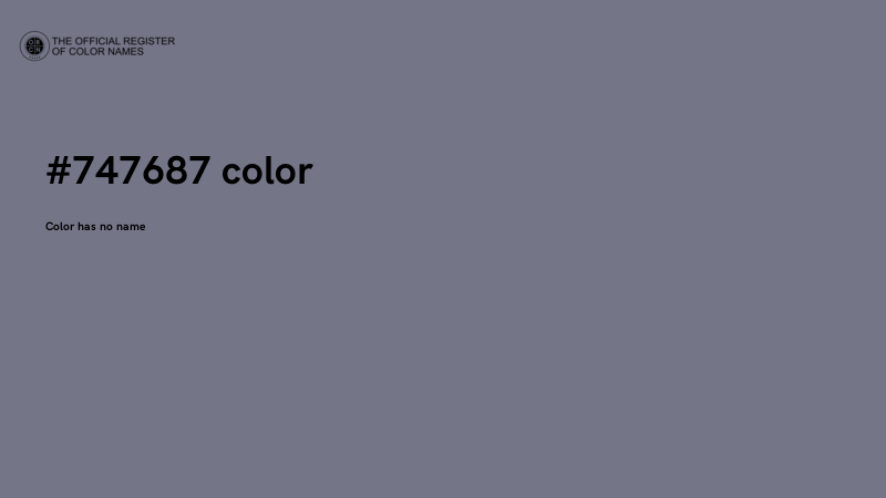 #747687 color image