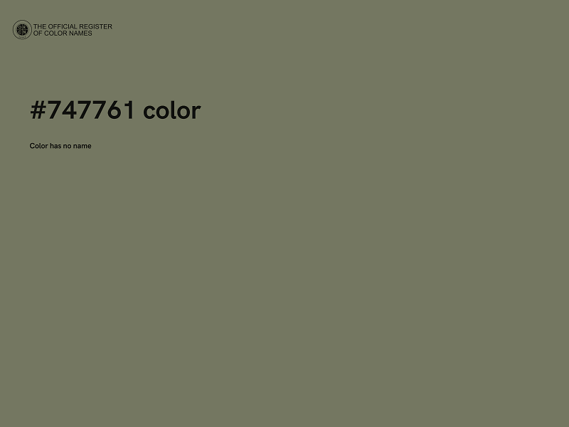 #747761 color image