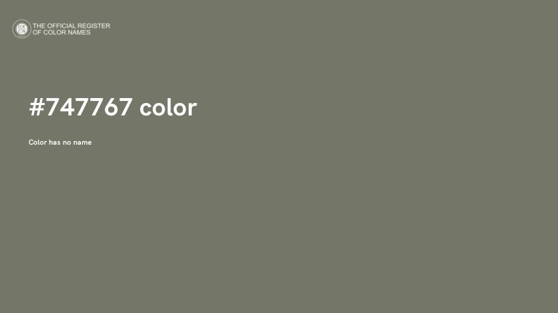 #747767 color image