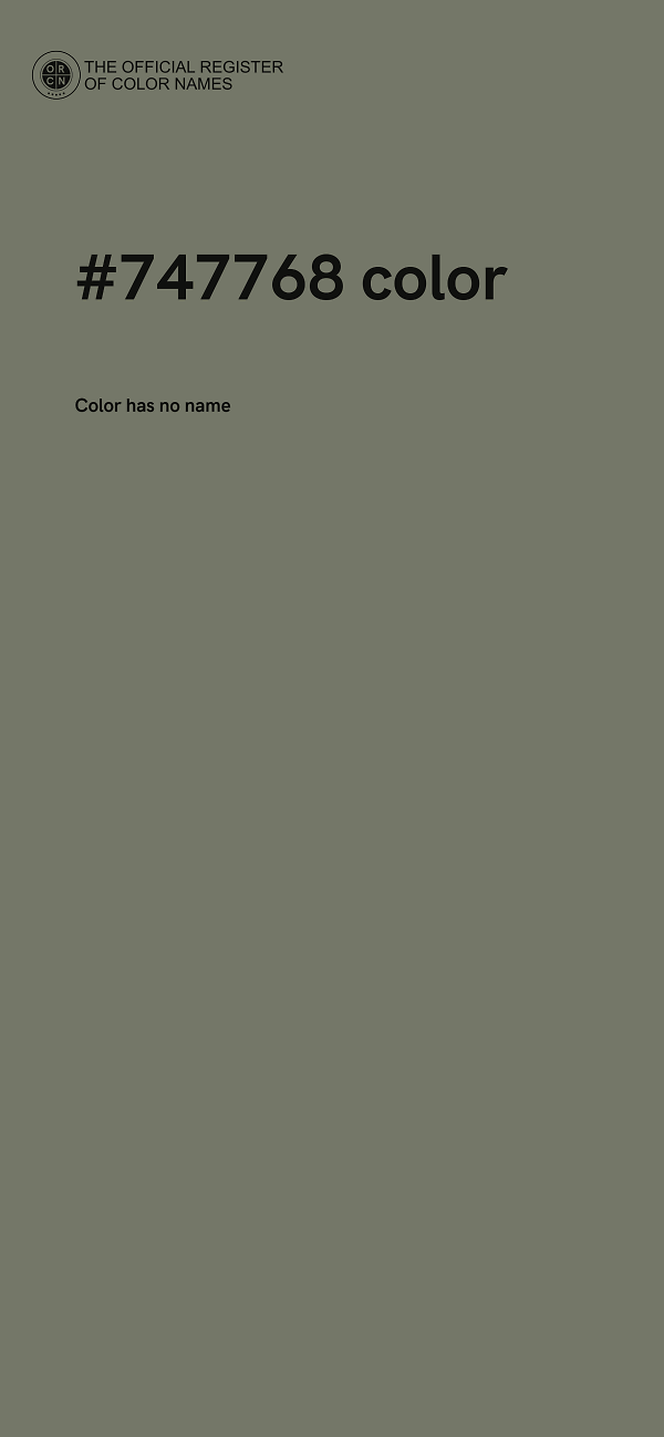#747768 color image