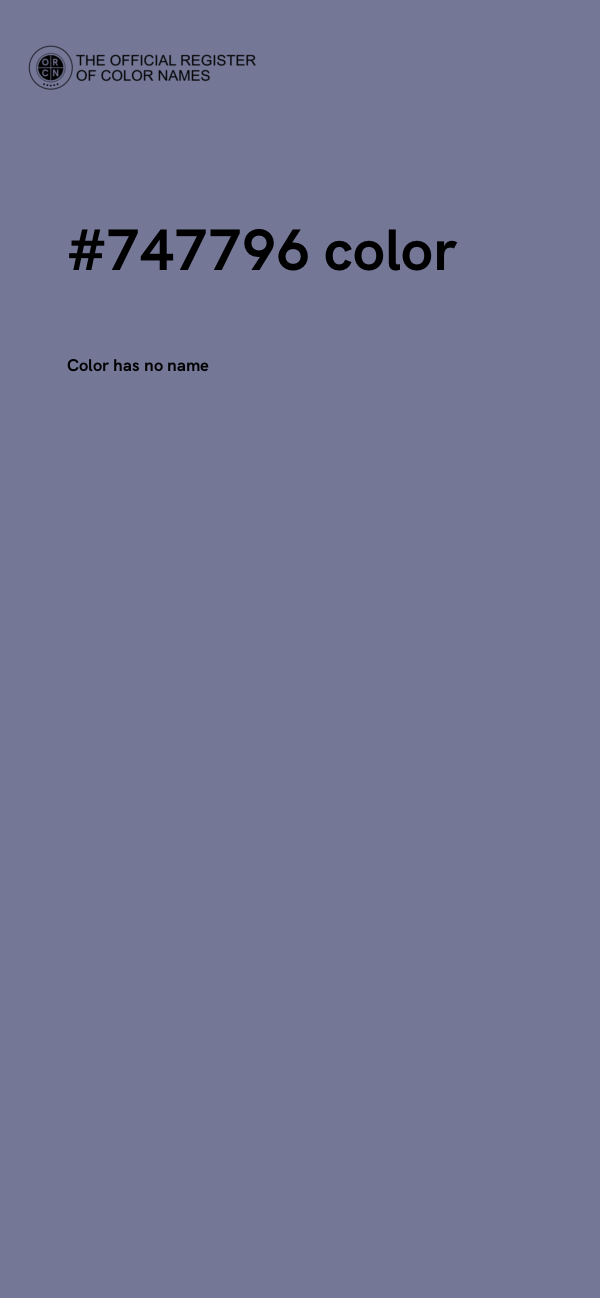 #747796 color image