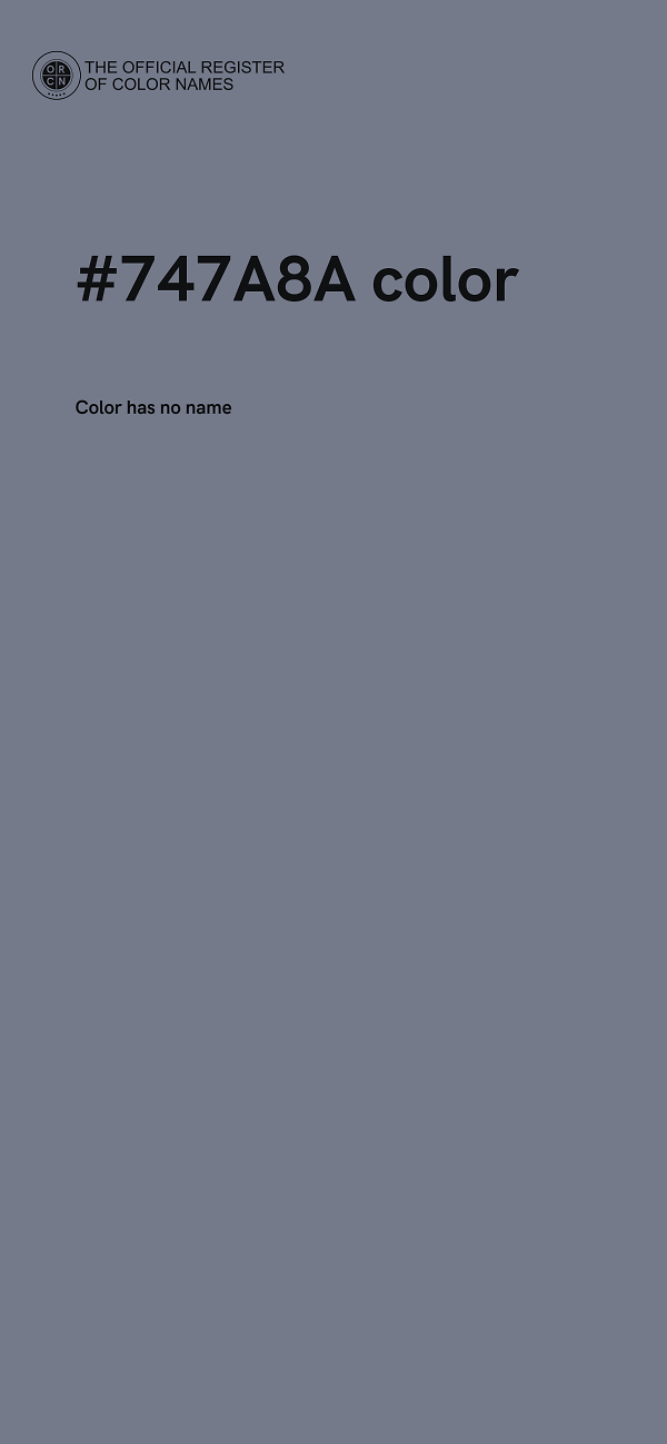 #747A8A color image