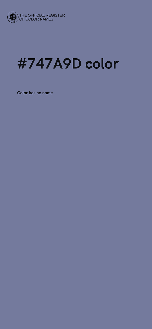 #747A9D color image