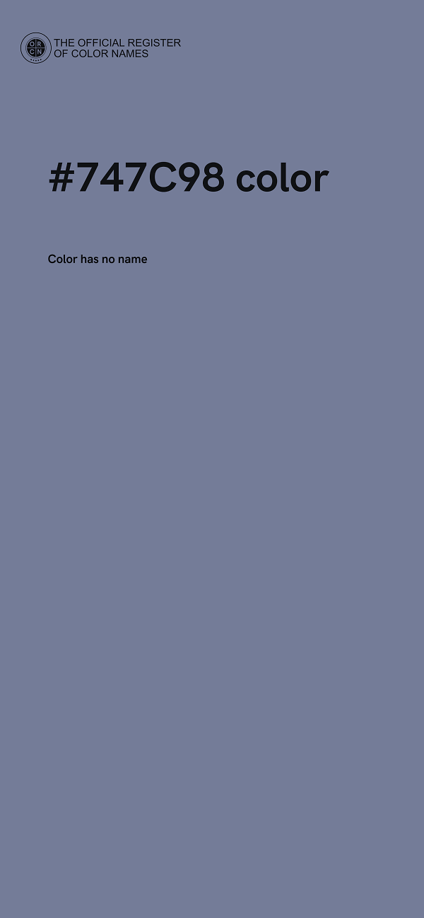 #747C98 color image