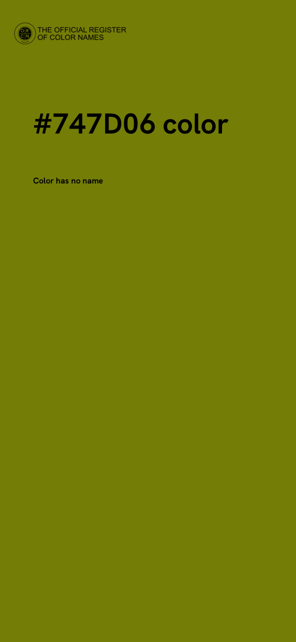 #747D06 color image
