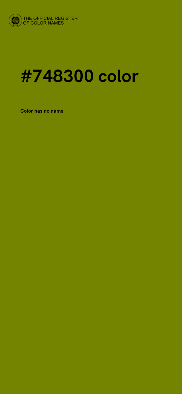 #748300 color image
