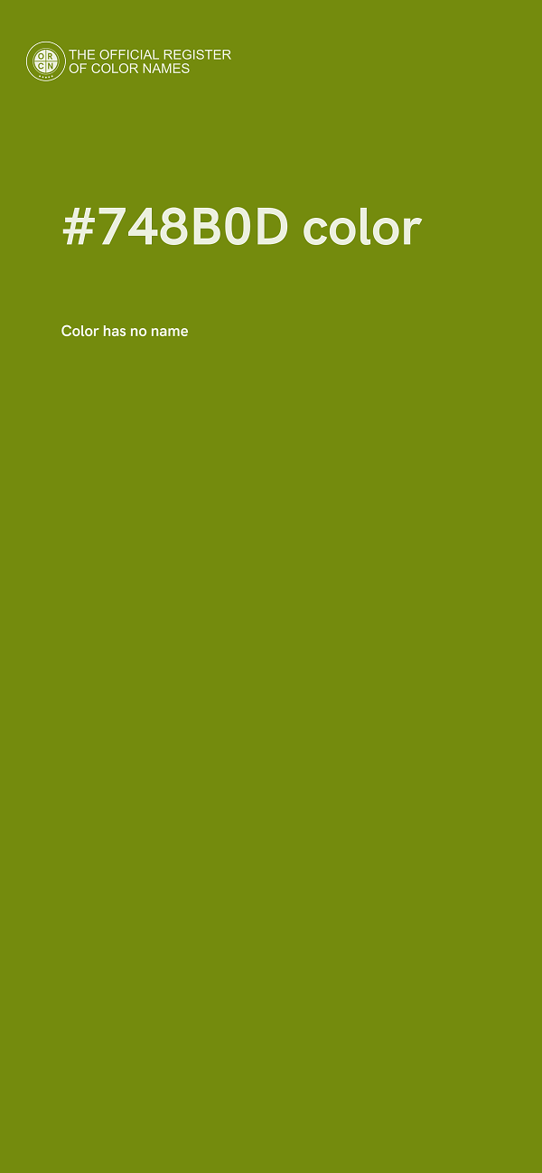 #748B0D color image