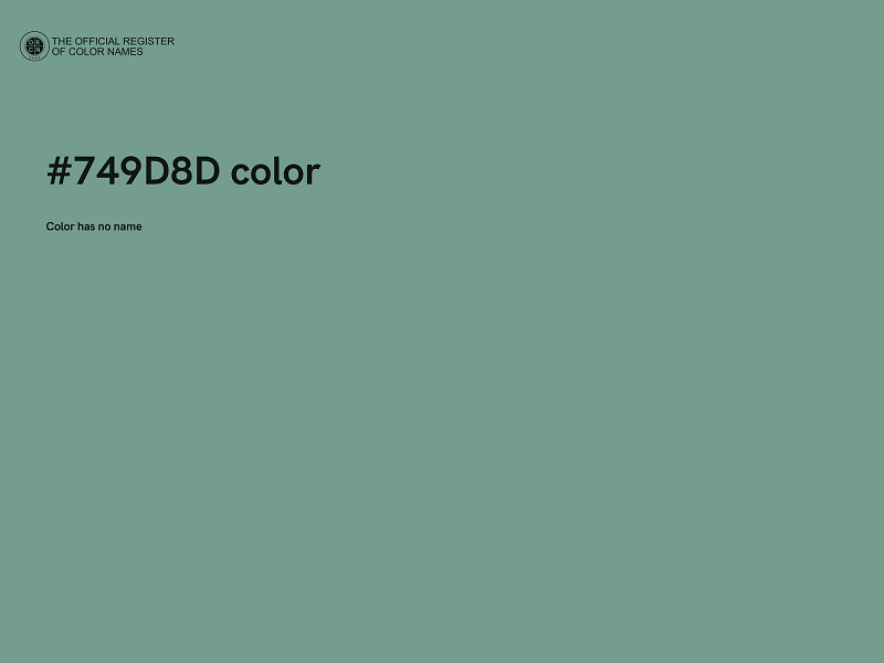 #749D8D color image