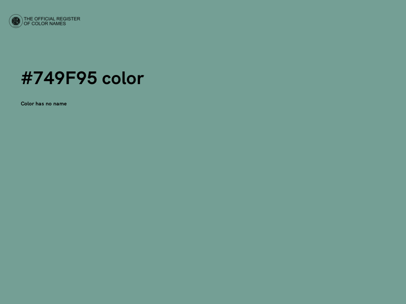#749F95 color image