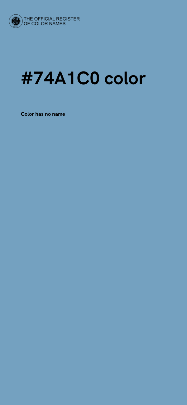 #74A1C0 color image