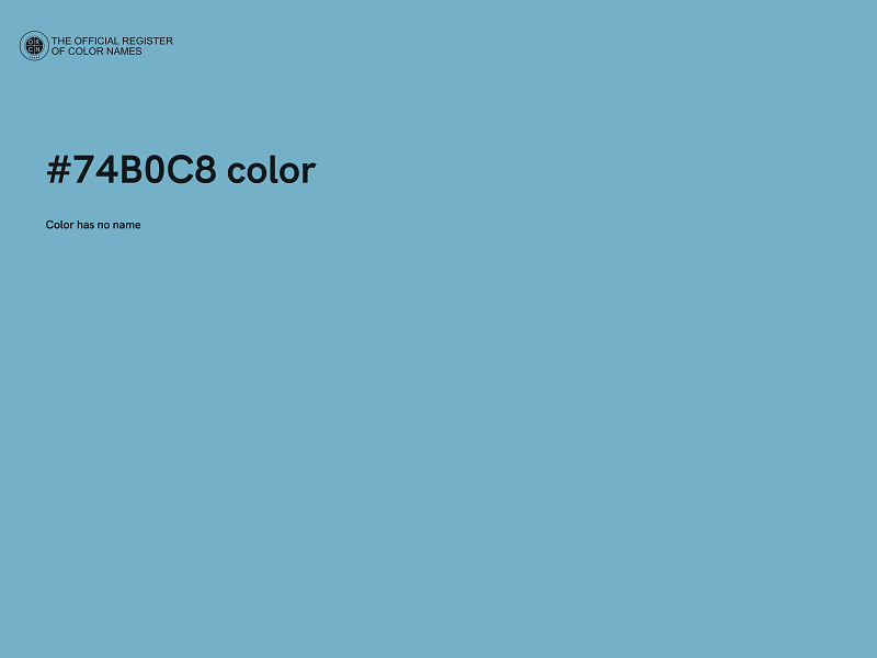 #74B0C8 color image