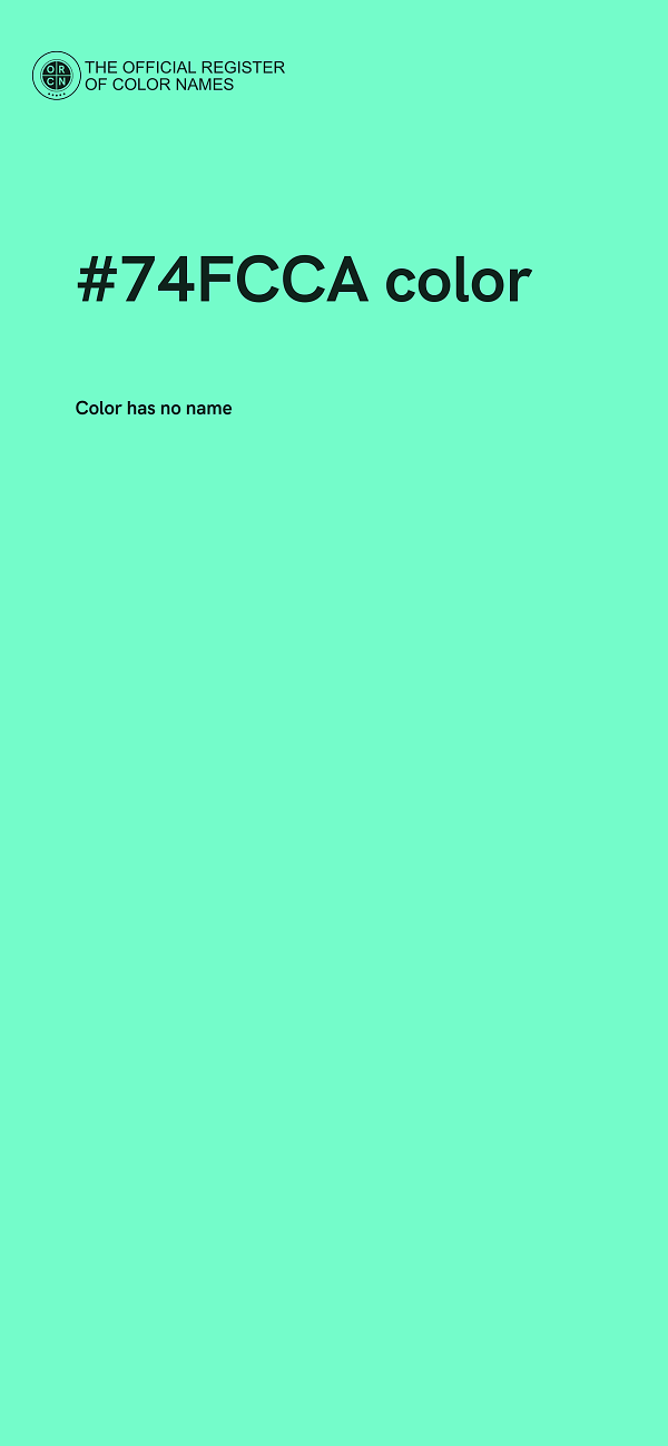 #74FCCA color image