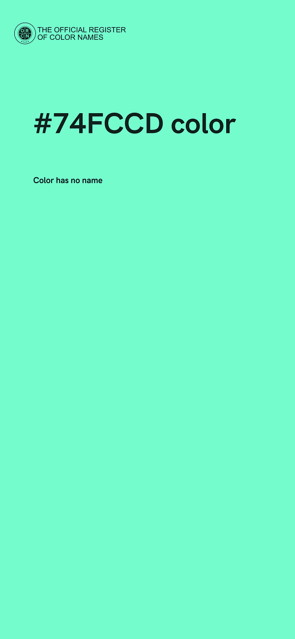 #74FCCD color image