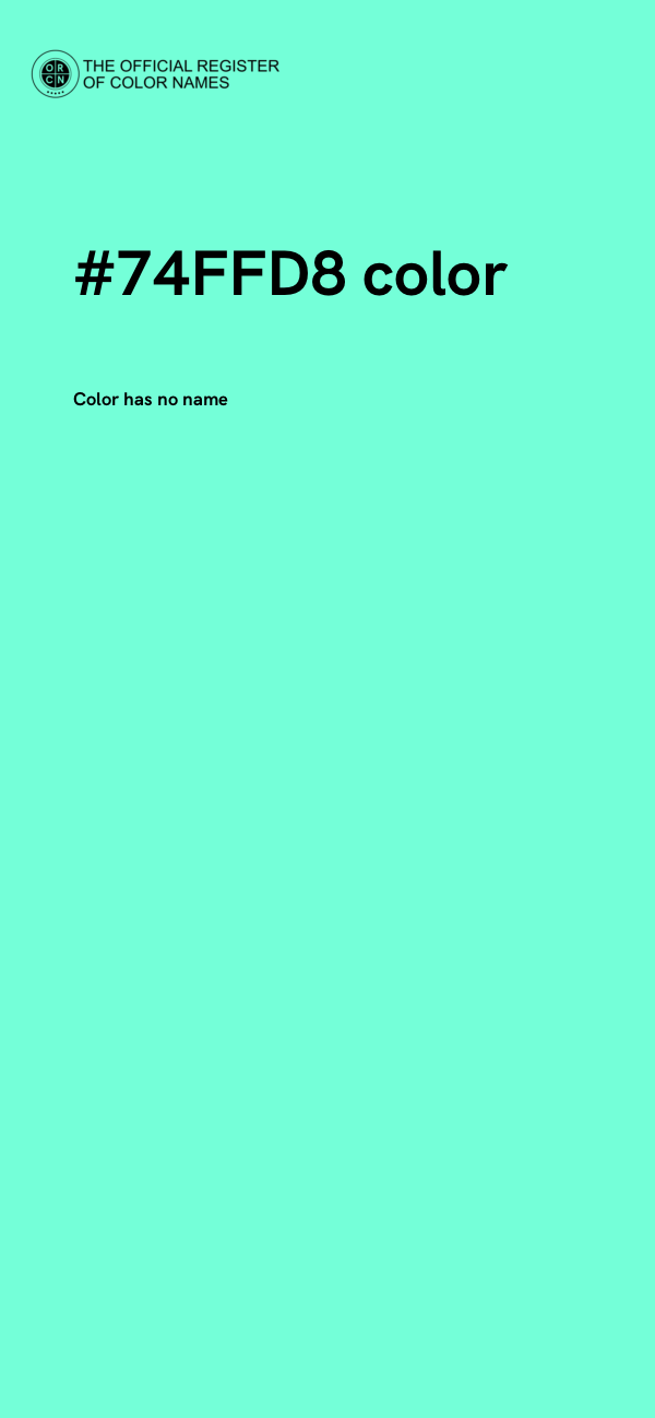 #74FFD8 color image