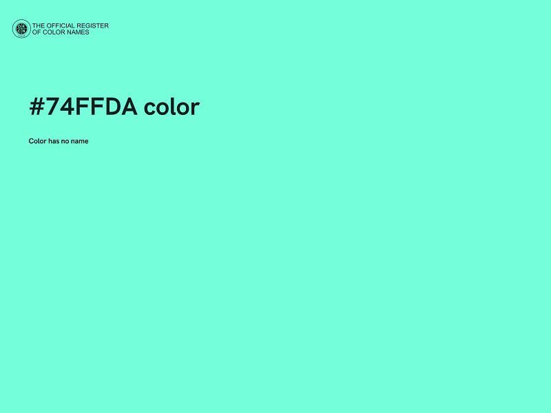 #74FFDA color image