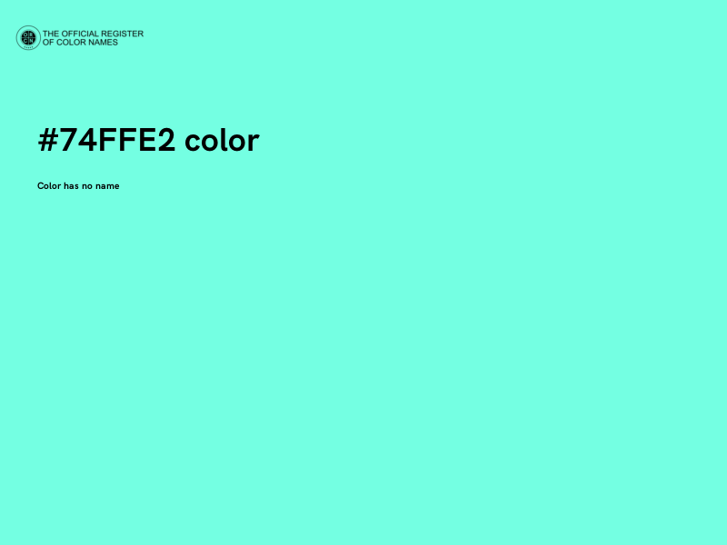 #74FFE2 color image