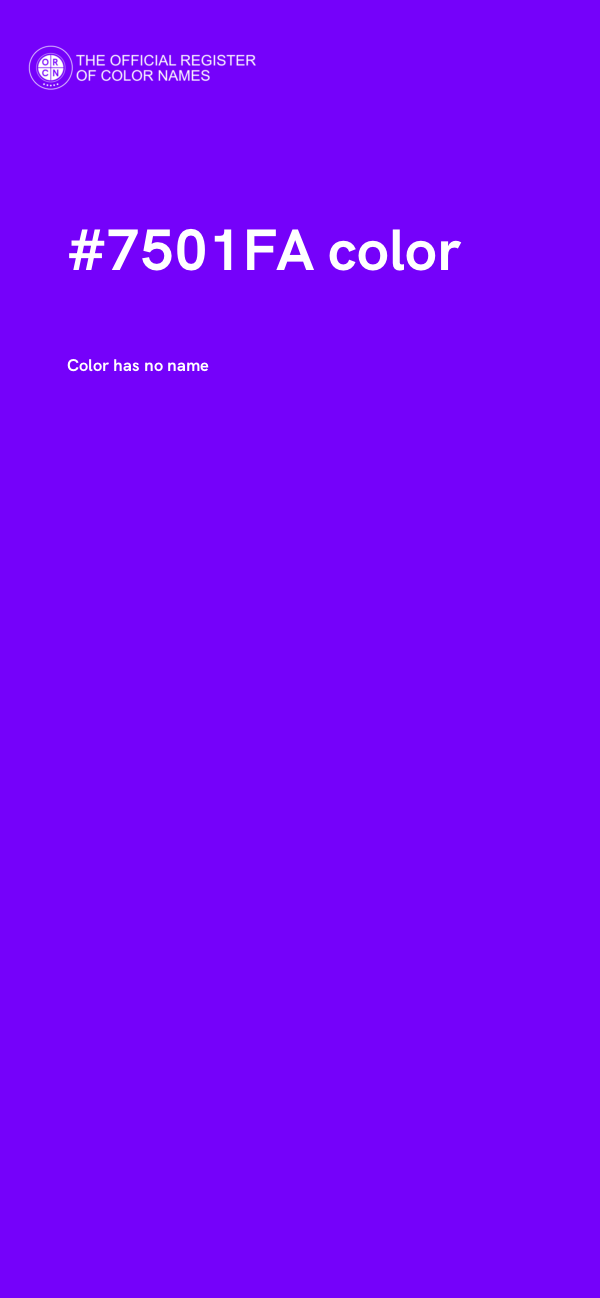 #7501FA color image
