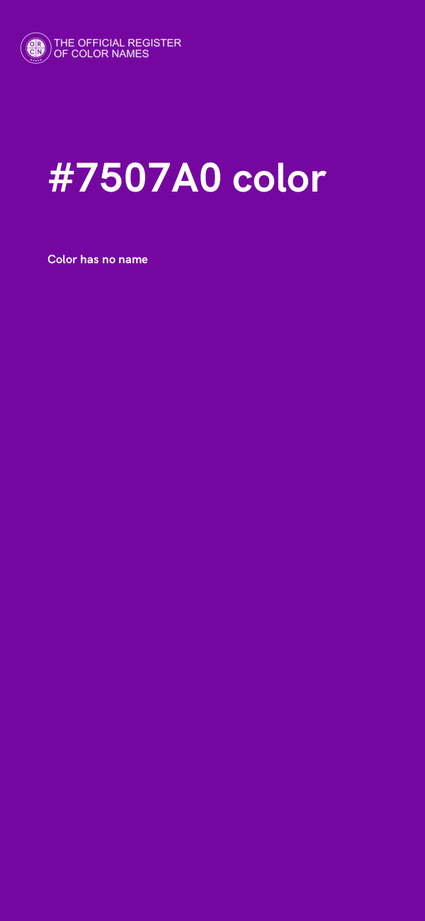 #7507A0 color image