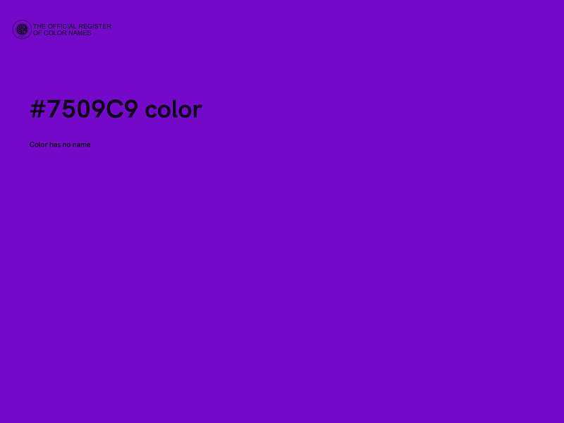 #7509C9 color image