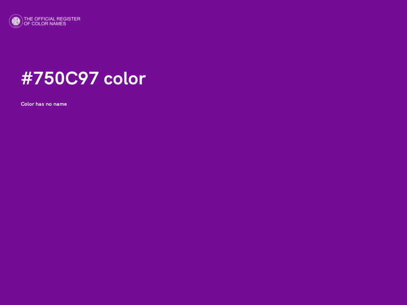 #750C97 color image