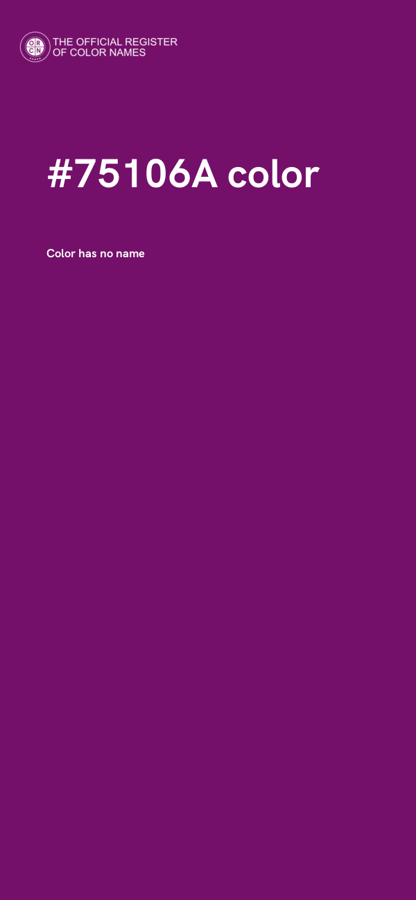 #75106A color image