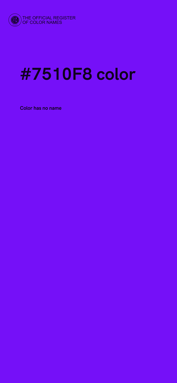 #7510F8 color image