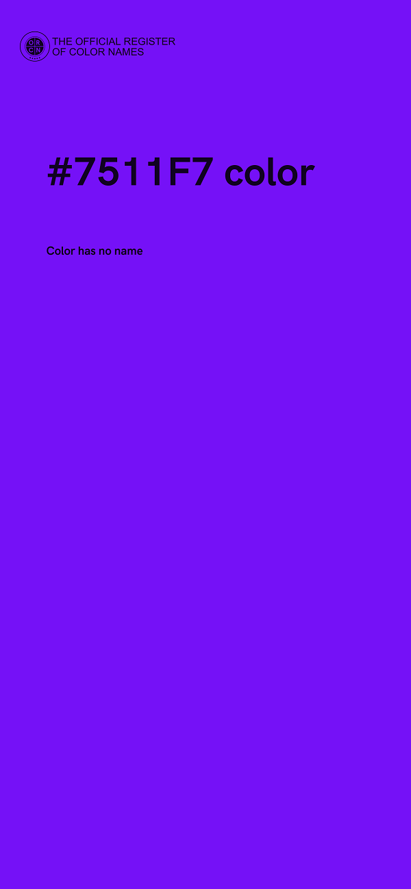 #7511F7 color image