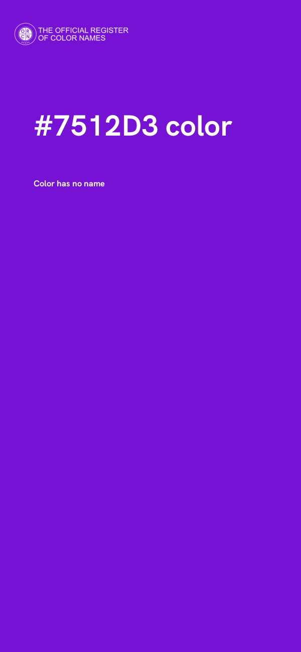 #7512D3 color image