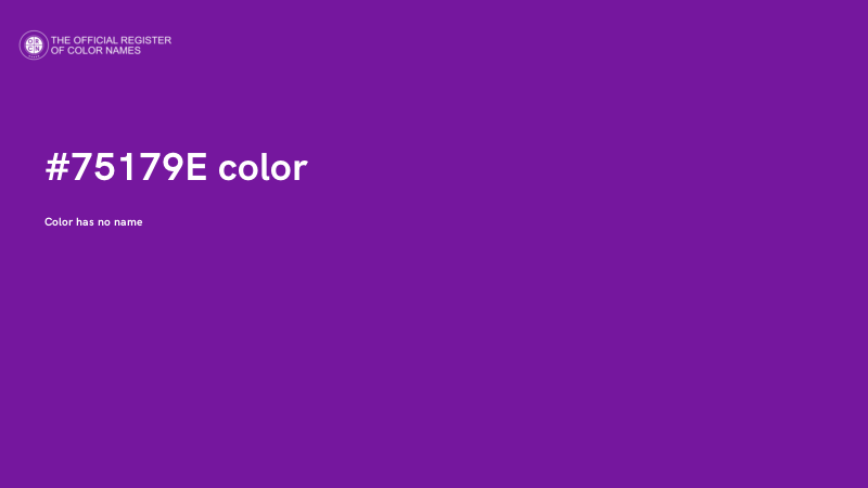 #75179E color image