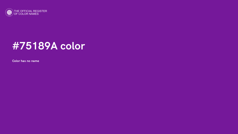 #75189A color image
