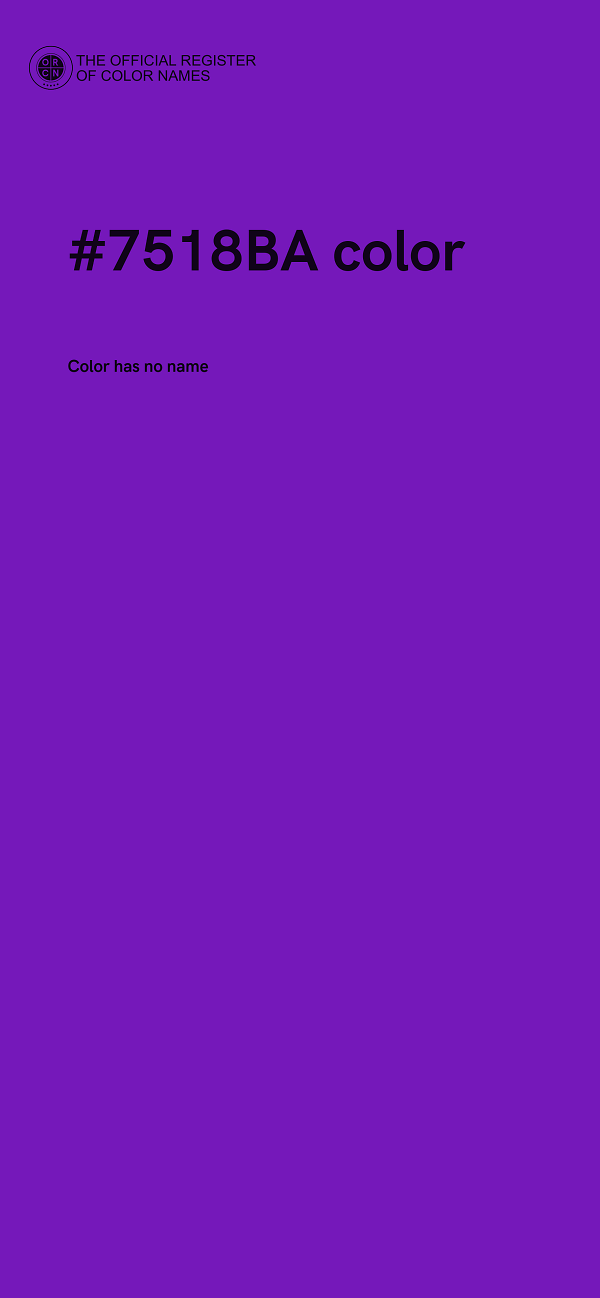 #7518BA color image