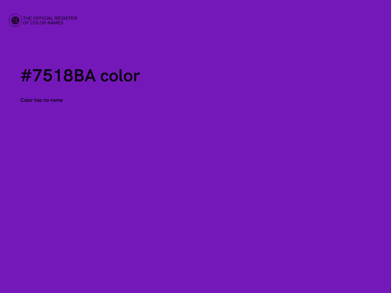 #7518BA color image