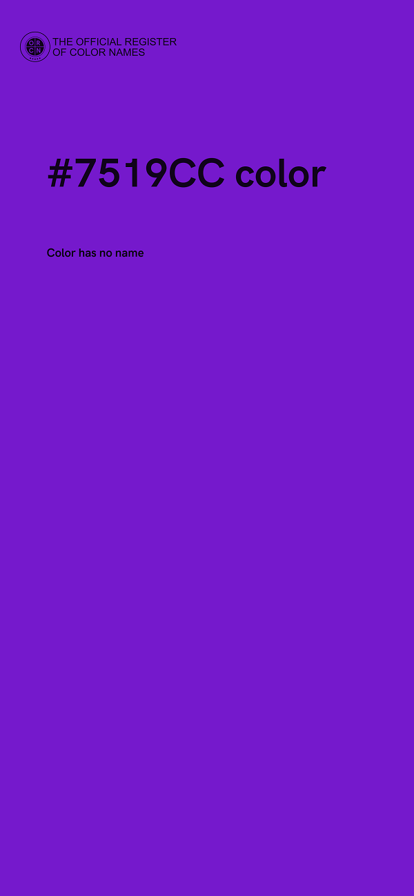 #7519CC color image