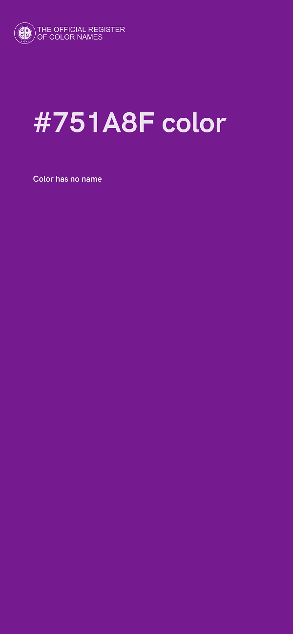 #751A8F color image