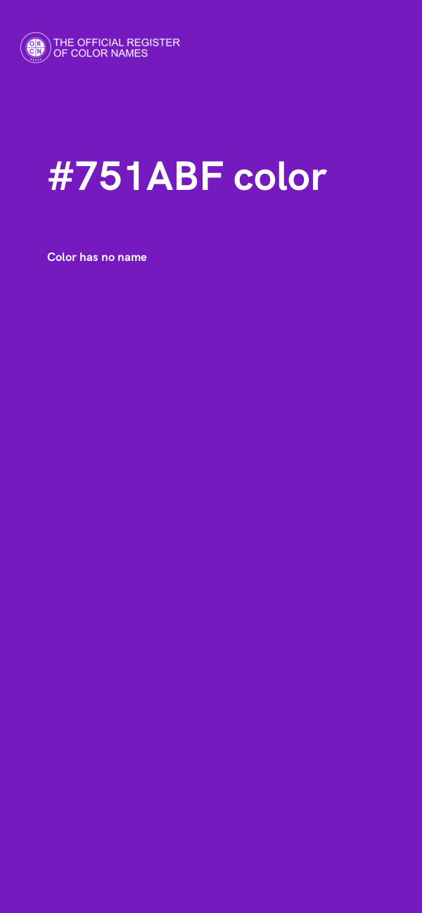 #751ABF color image