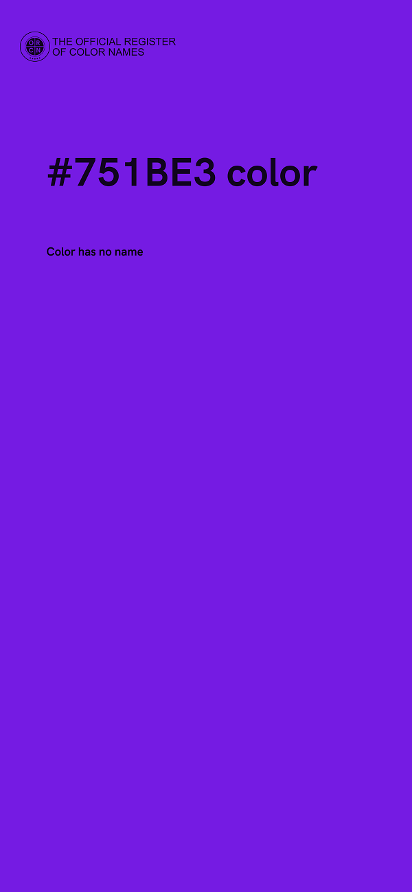 #751BE3 color image