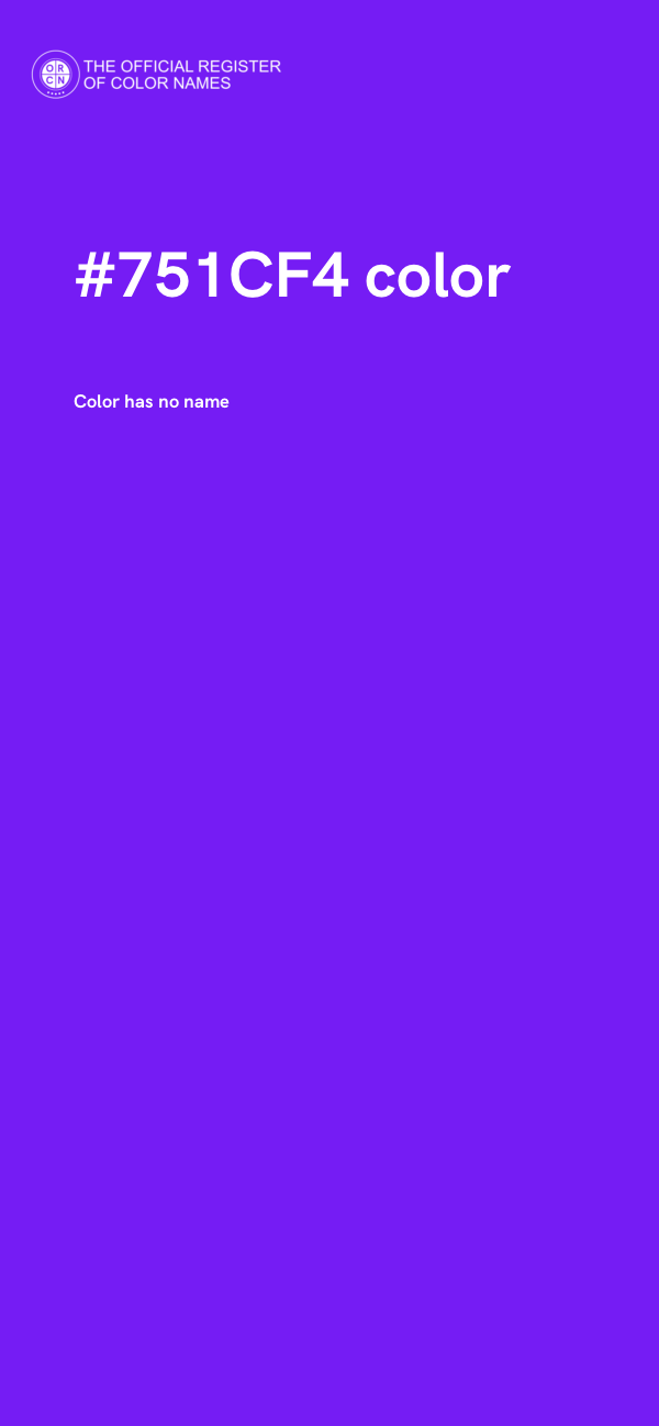 #751CF4 color image