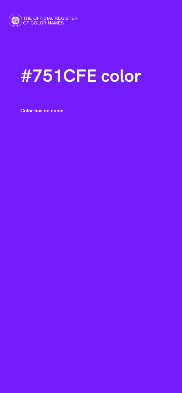 #751CFE color image
