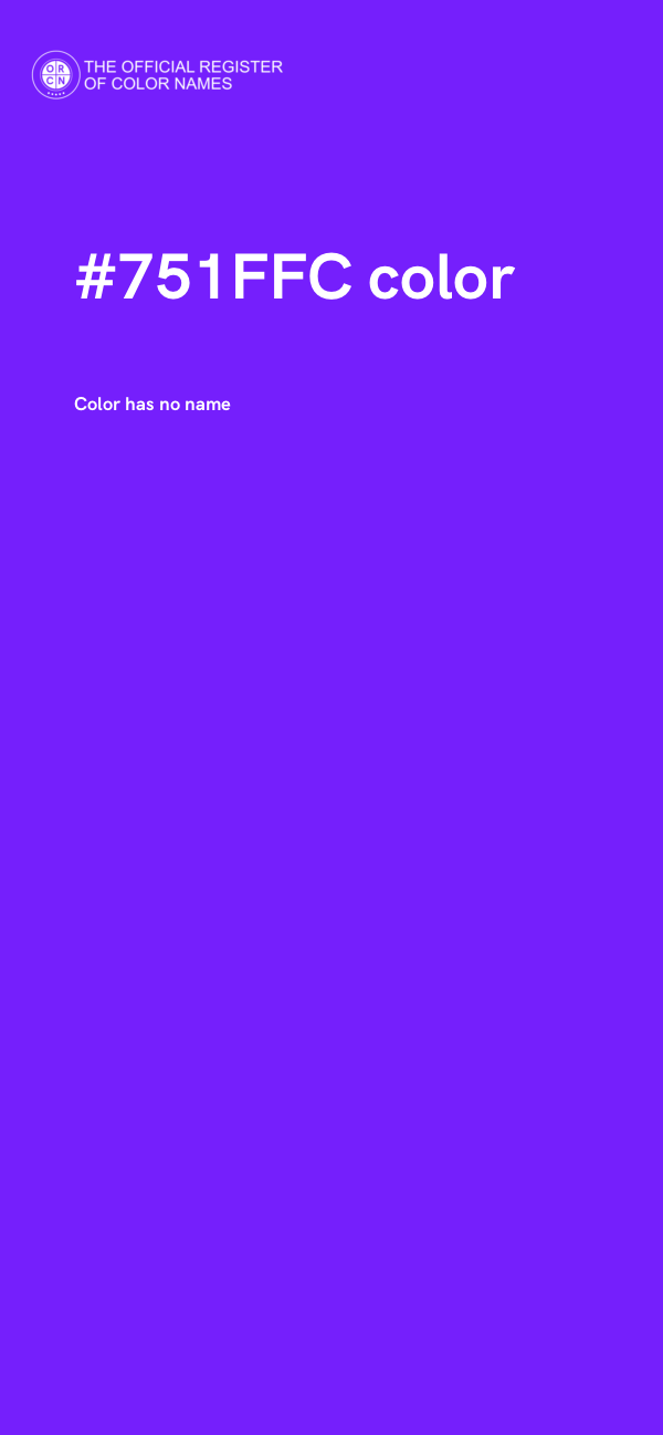 #751FFC color image