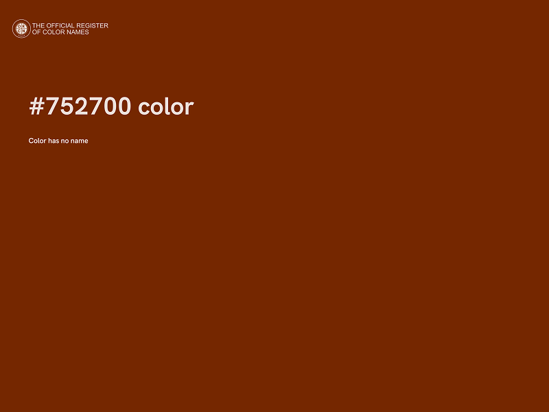 #752700 color image