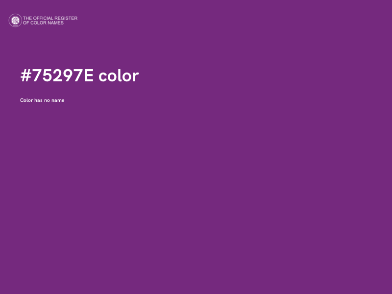 #75297E color image