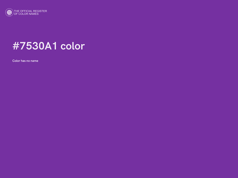 #7530A1 color image