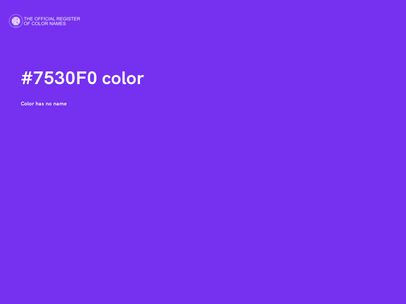 #7530F0 color image