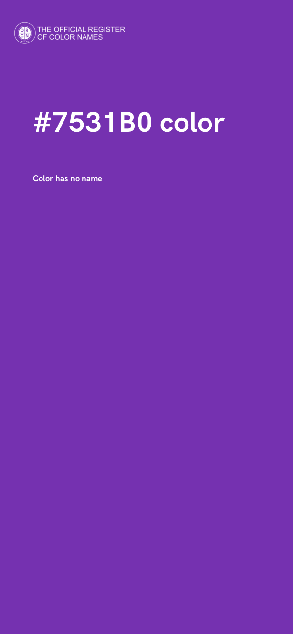 #7531B0 color image