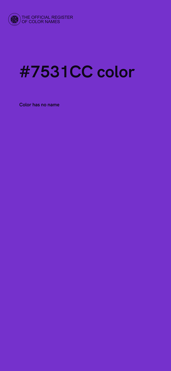 #7531CC color image