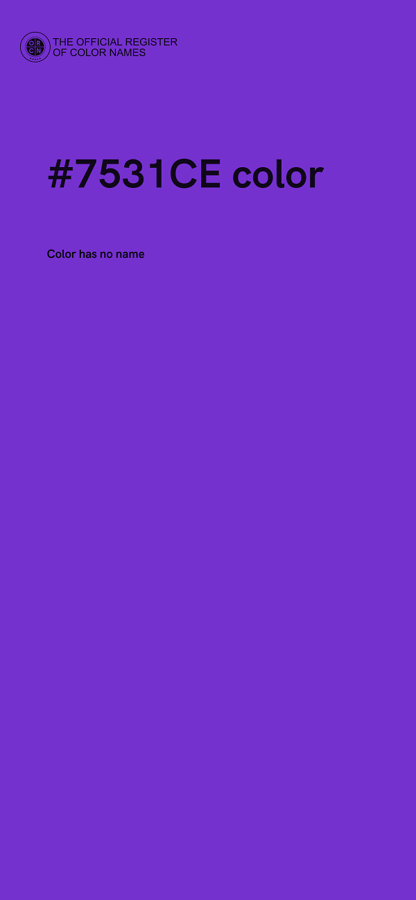 #7531CE color image
